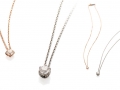 4 claws collet Daimond Petit necklace ＆ 6 claws collet Daimond Petit necklace